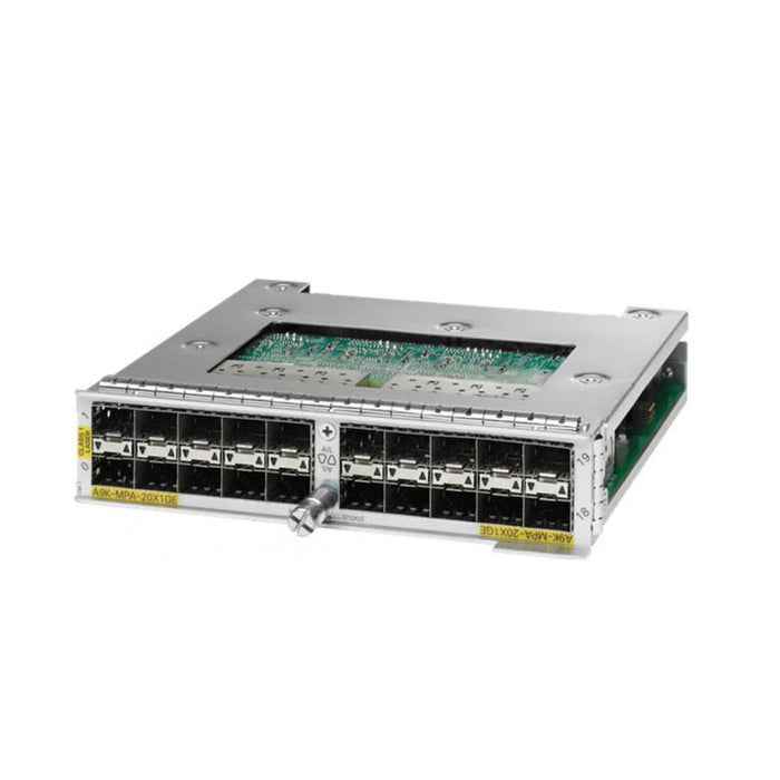 Cisco A9K-MPA-20X1GE 20-Port 1G Modular Port Adapter with High-Density – High-Performance, Refurbished, 1 Year Warranty