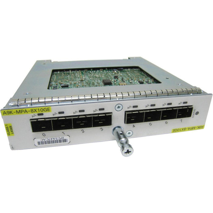 Cisco A9K-MPA-8X10GE 8-Port 10G Modular Port Adapter with Dense – High-Performance, Refurbished, 1 Year Warranty