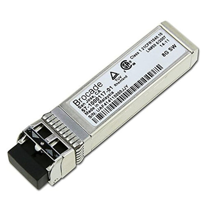 Brocade 57-1000117-01 Longwave 16G SFP+ Transceiver for Fibre Channel – High-Performance, Refurbished, 1 Year Warranty
