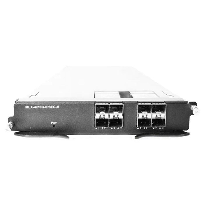 Brocade BR-MLX-10GX4-IPSEC-M 4-Port 10GbE Line Module with IPSec Support – High-Performance, Refurbished, 1 Year Warranty
