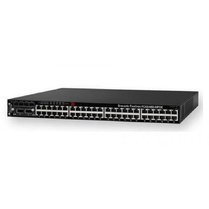 Brocade FCX648S-ADV 48-Port Gigabit Stackable Switch with Advanced Layer – High-Performance, Refurbished, 1 Year Warranty