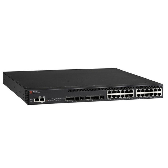 Brocade ICX6610-24P-E 24-Port PoE+ Enterprise Switch with Intelligent Power – High-Performance, Refurbished, 1 Year Warranty