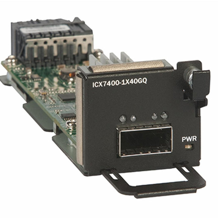 Brocade ICX7400-1X40GQ 40G QSFP+ Uplink Module for ICX 7400 – High-Performance, Refurbished, 1 Year Warranty
