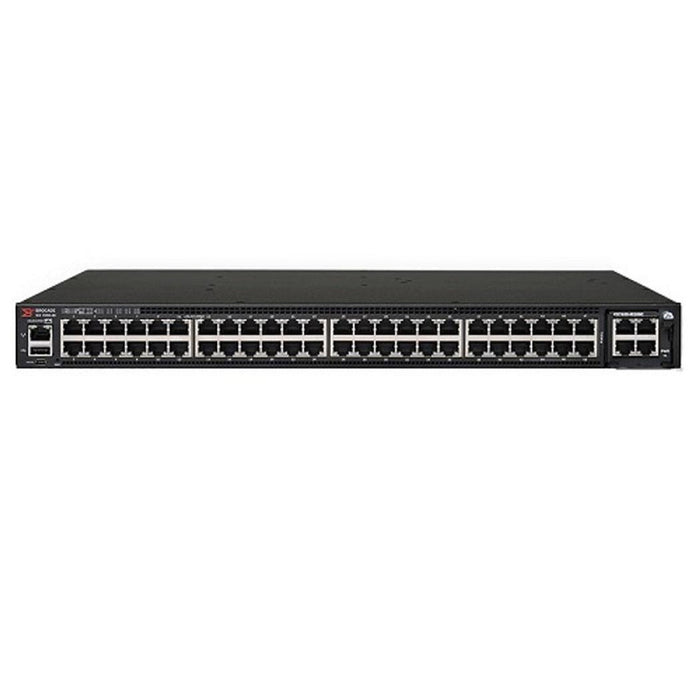 Brocade ICX7450-48P-E 48-Port PoE+ Stackable Switch with Advanced Routing – High-Performance, Refurbished, 1 Year Warranty