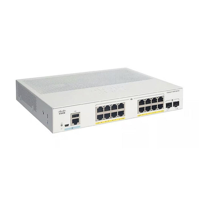 Cisco C1000-16T-E-2G-L 16-Port Gigabit Layer 2 Switch Refurbished 1 Year Warranty