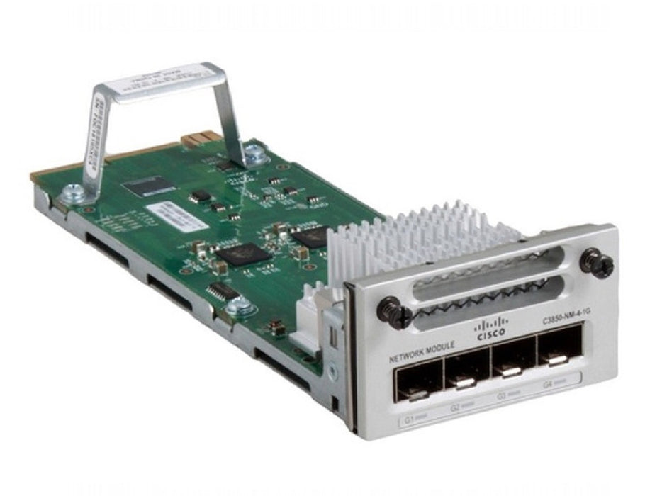 Cisco C3850-NM-4-1G Network Module, 4x1G Ports Refurbished 1 Year Warranty