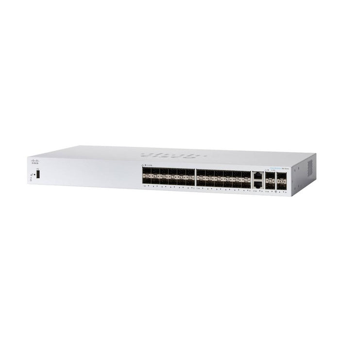 Cisco CBS350-24S-4G 24-Port SFP Managed Switch with 4x1G Uplinks – High-Performance, Refurbished, 1 Year Warranty
