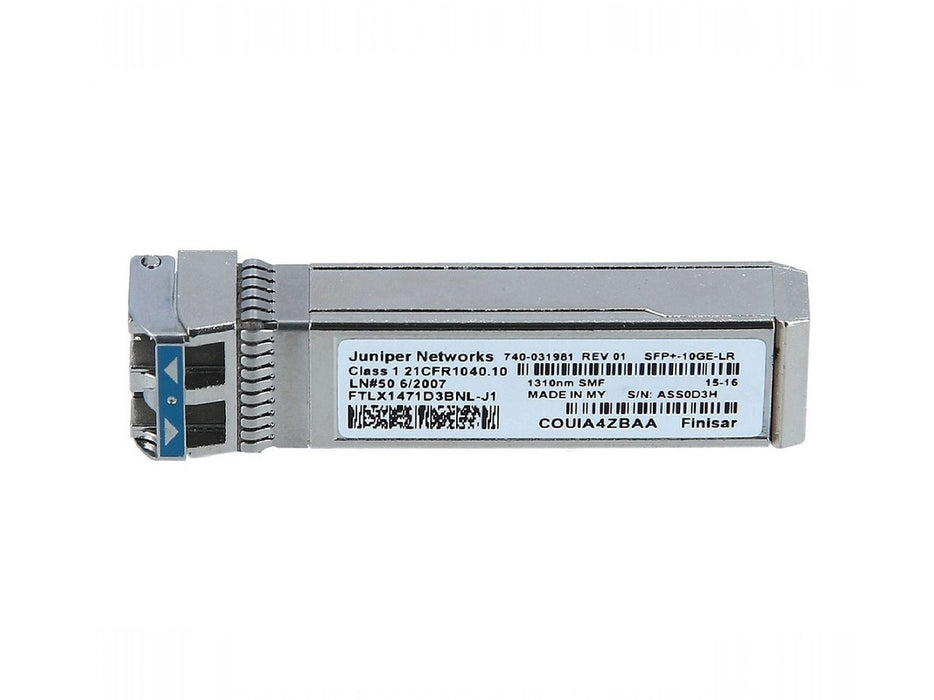 Juniper EX-SFP-10GE-LR 10GBASE-LR 1310nm SFP+ Transceiver Refurbished 1 Year Warranty