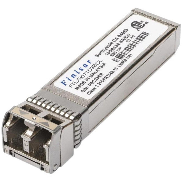 Finisar FTLX8574D3BCL 10G SFP+ SR Optical Transceiver for Short-Range – High-Performance, Refurbished, 1 Year Warranty