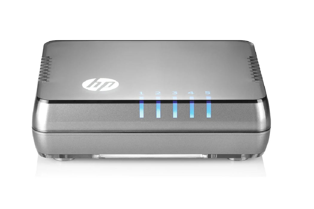 HP 1405-5G 5-Port Gigabit Unmanaged Desktop Ethernet Switch Refurbished 1 Year Warranty