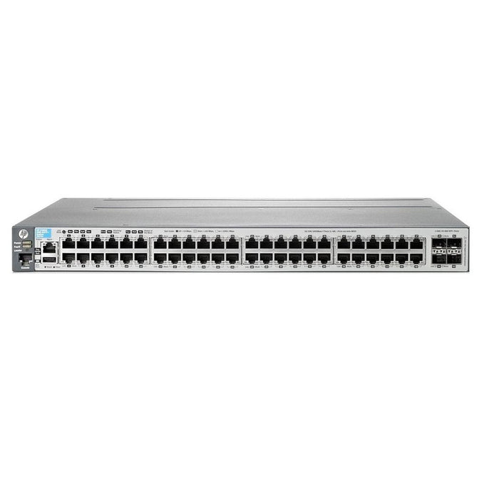 HP J9576A 48-Port PoE+ Layer 3 Switch for Scalable – High-Performance, Refurbished, 1 Year Warranty