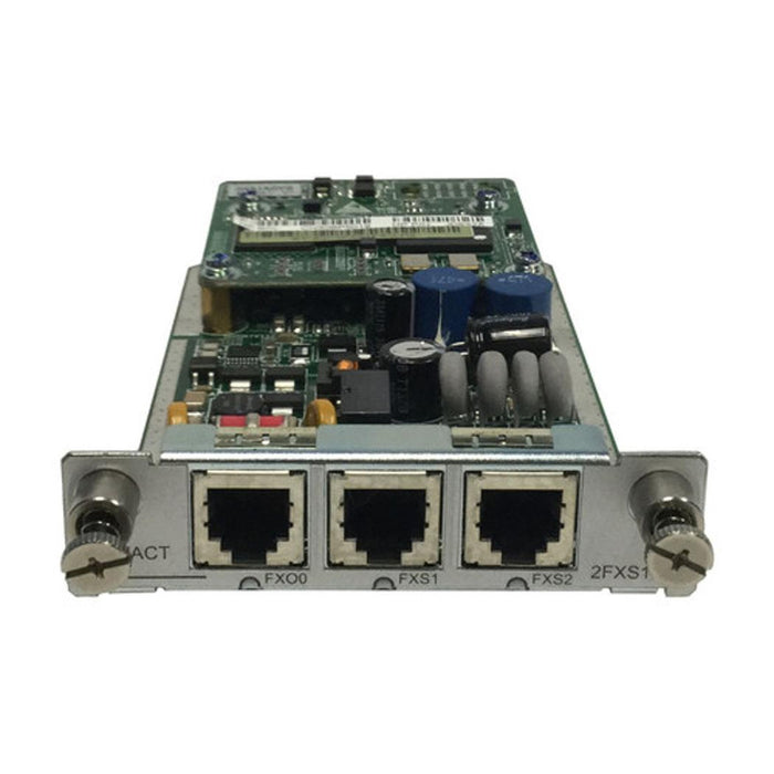 HPE JD632A 2× FXS + 1× FXO MSR Voice Interface SIC – Refurbished 1 Year Warranty