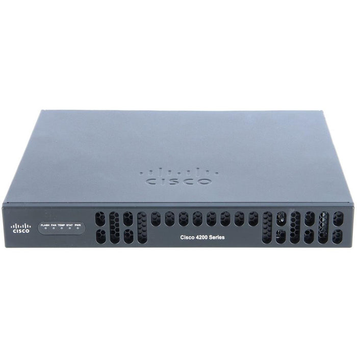 Cisco ISR4221/K9 2-Port Integrated Services Router with Modular WAN – High-Performance, Refurbished, 1 Year Warranty