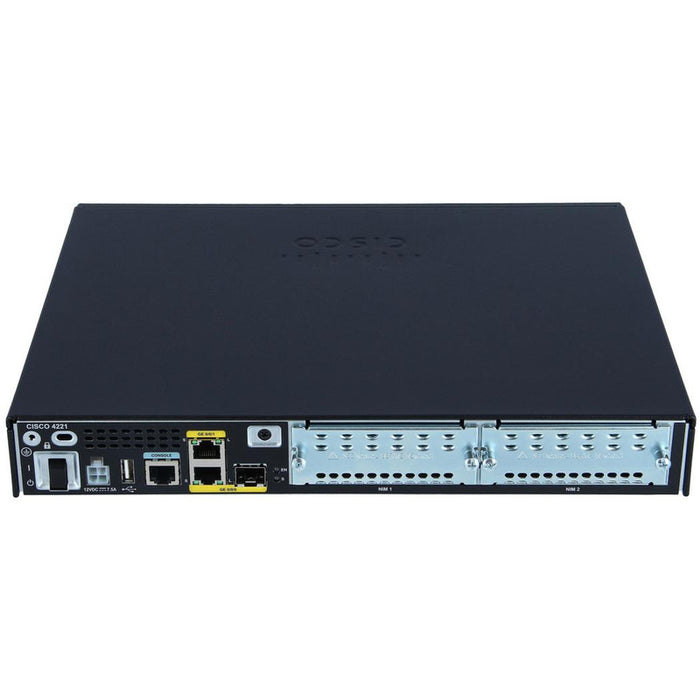 Cisco ISR4221-SEC/K9 Security Bundle Integrated Services Router with Advanced – High-Performance, Refurbished, 1 Year Warranty