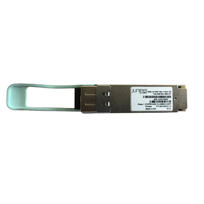 Juniper JNP-QSFP-40G-LX4 40G QSFP+ LX4 Transceiver for Legacy Multimode – High-Performance, Refurbished, 1 Year Warranty
