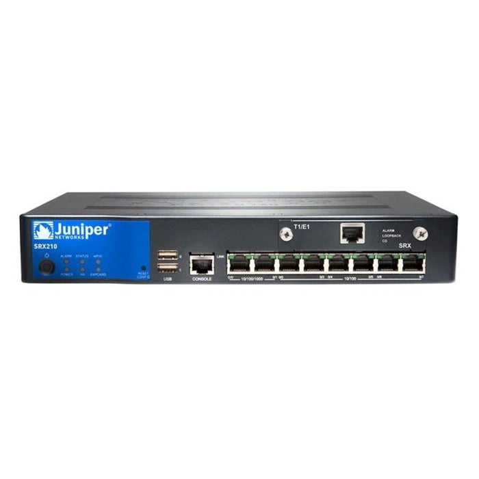 Juniper SRX210HE-POE with Power over Ethernet (PoE) and Refurbished 1 Year Warranty