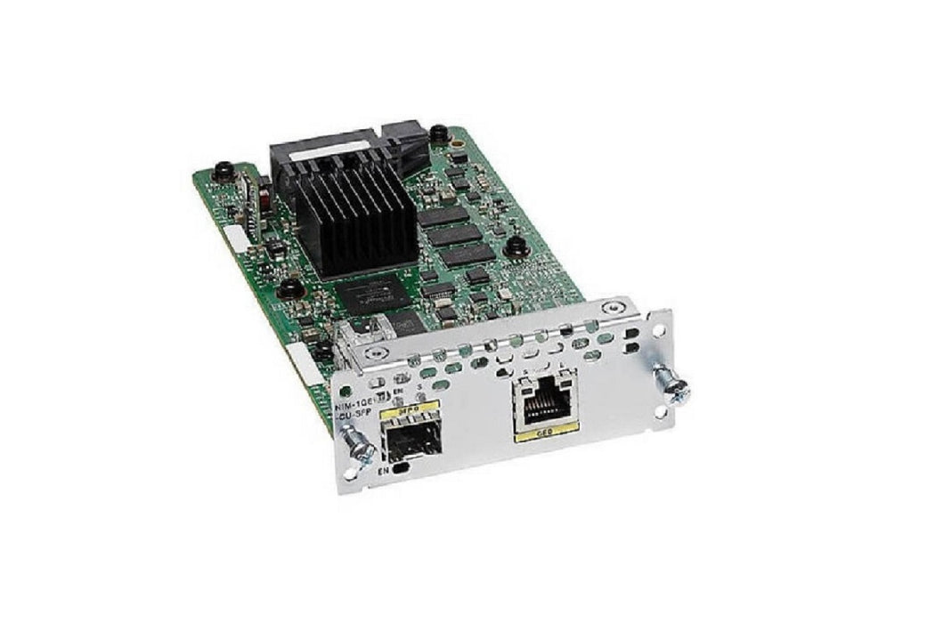 Cisco NIM-1GE-CU-SFP Gigabit Network Module Refurbished 1 Year Warranty