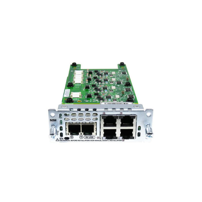 Cisco NIM-2FXS/4FXOP 6-Port Voice WAN Module – FXS FXO ISR Use Refurbished 1 Year Warranty