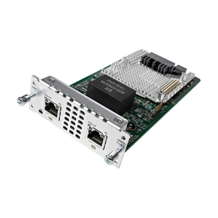 Cisco NIM-2MFT-T1/E1 Dual-Port T1/E1 Interface for ISR Routers Refurbished 1 Year Warranty