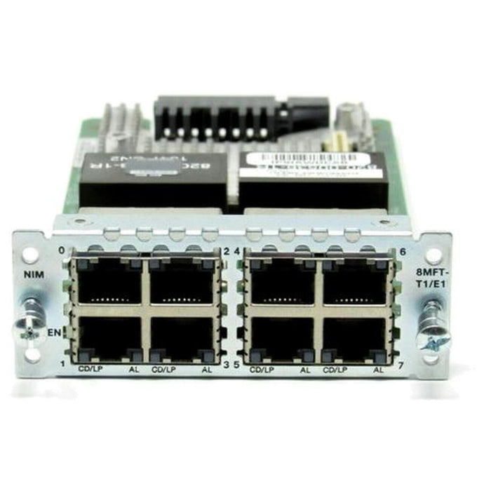 Cisco NIM-8MFT-T1/E1 8-Port Voice/WAN Multiflex Trunk Module Refurbished 1 Year Warranty