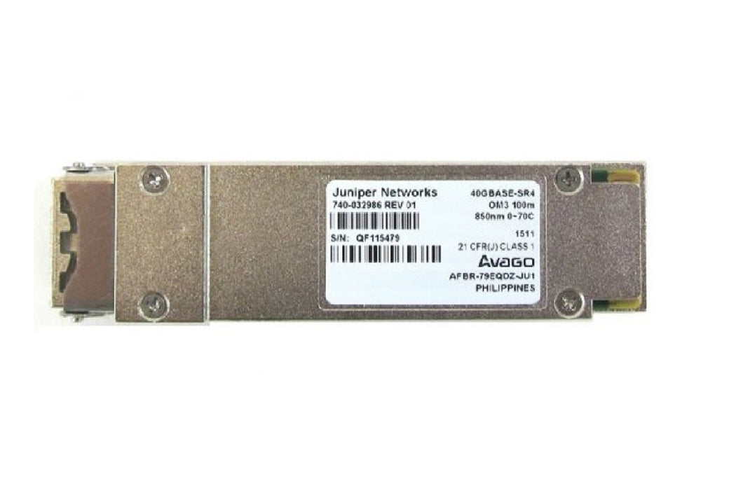 Juniper QFX-QSFP-40G-SR4 40G QSFP+ Transceiver – SR4 Multimode Fiber Module Refurbished 1 Year Warranty