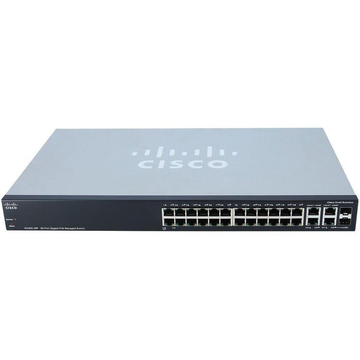 Cisco SG300-28P-K9 Enterprise Appliance – Reliable PoE+ Switch Refurbished 1 Year Warranty