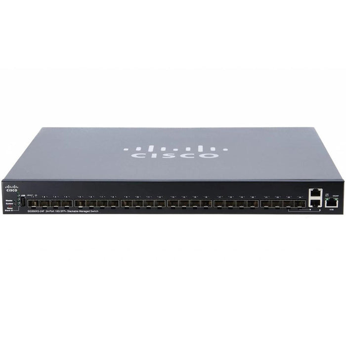 Cisco SG350XG-24F-K9 24-Port 10G SFP+ Stackable Switch – High-Speed Refurbished 1 Year Warranty
