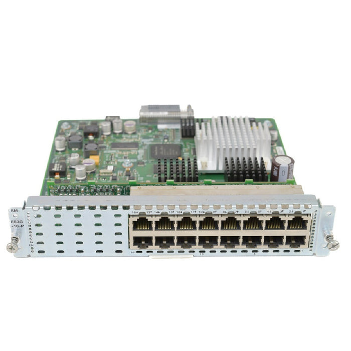 Cisco SM-ES3G-16-P 16-Port Gigabit Switch Module for ISR Routers Refurbished 1 Year Warranty