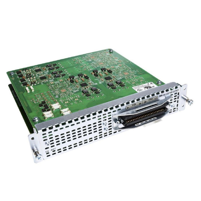 Cisco SM-X-16FXS/2FXO Voice Module – ISR FXS/FXO Telephony Module Refurbished 1 Year Warranty