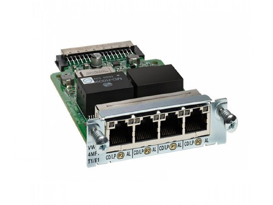 Cisco VWIC3-4MFT-T1/E1 Multiflex Trunk Card Refurbished 1 Year Warranty