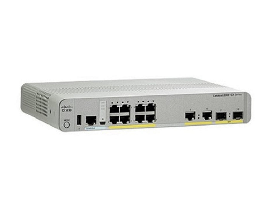 Cisco WS-C2960CX-8TC-L 8-Port Catalyst PoE+ Gigabit Ethernet Switch Refurbished 1 Year Warranty
