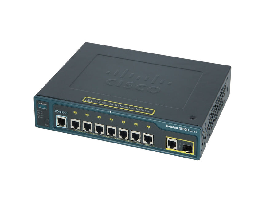 Cisco WS-C2960G-8TC-L 8-Port Gigabit Switch with Combo Uplink Refurbished 1 Year Warranty