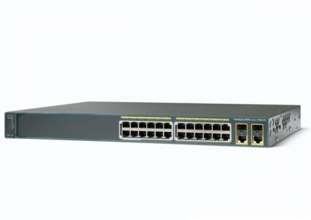Cisco WS-C2960S-24TS-L 24-Port 2960S Gigabit Switch Layer 2 Managed Refurbished 1 Year Warranty