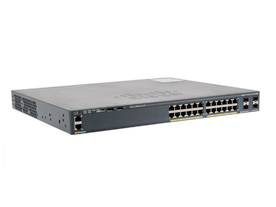 Cisco WS-C2960X-24TS-LL 24-Port Gigabit Switch, LAN Lite Version Refurbished 1 Year Warranty