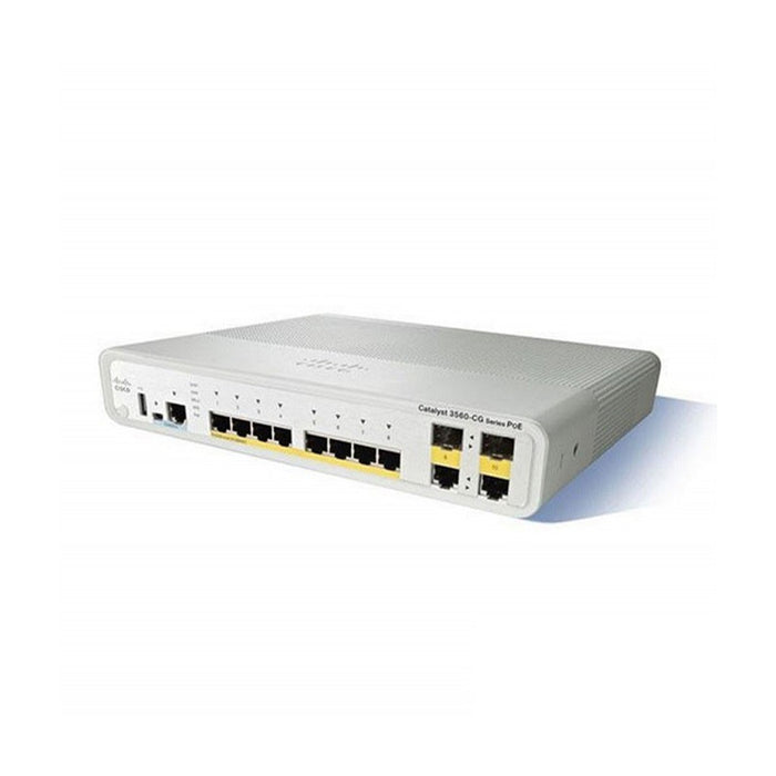 Cisco WS-C3560CPD-8PT-S 8-Port PoE Powered Compact Switch Refurbished 1 Year Warranty
