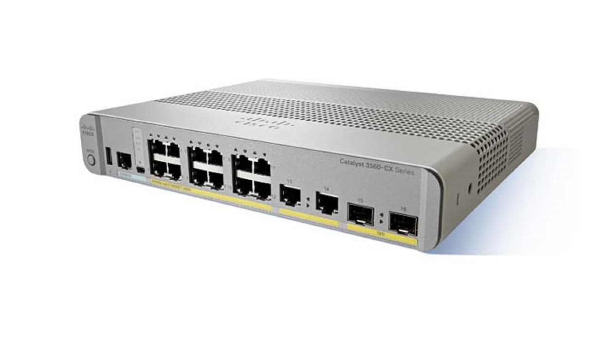 Cisco WS-C3560CX-12PC-S Compact Network Switch Refurbished 1 Year Warranty