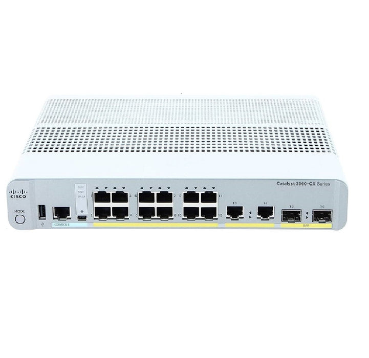 Cisco WS-C3560CX-12TC-S 12-Port Compact Gigabit Switch with PoE Refurbished 1 Year Warranty