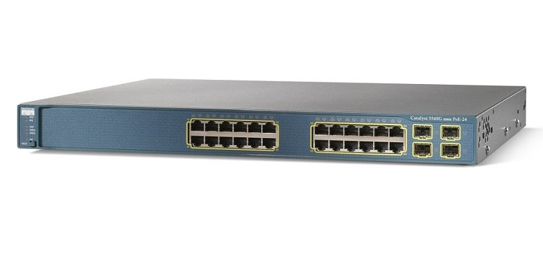 Cisco WS-C3560G-24TS-S 24-Port Gigabit Ethernet Switch Refurbished 1 Year Warranty