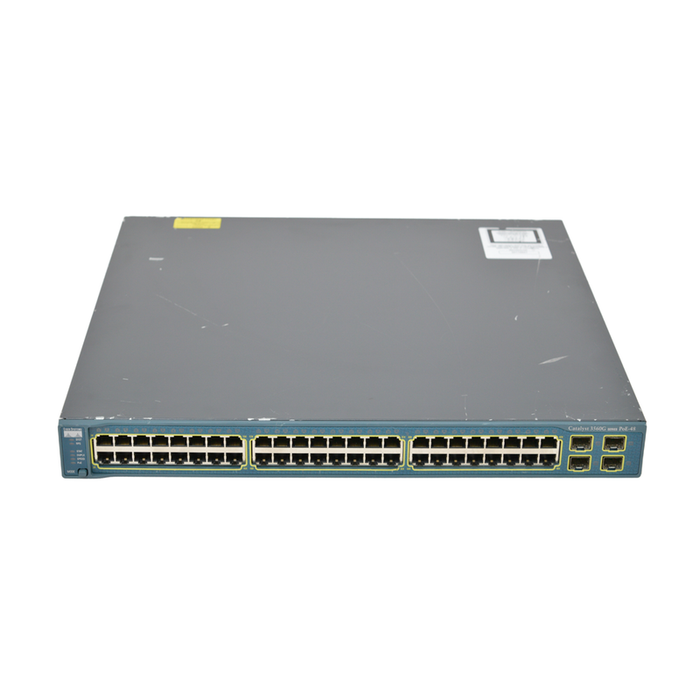 Cisco WS-C3560G-48PS-E 48-Port PoE Gigabit Switch, 4x SFP - Refurbished 1 Year Warranty