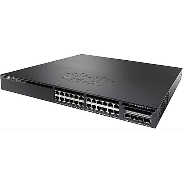 Cisco WS-C3650-24PDM-S 24x PoE+ Switch, 2x10G SFP+ + 2x1G SFP - Refurbished 1 Year Warranty