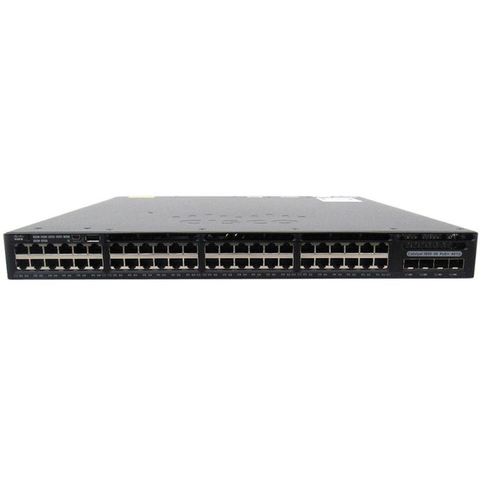Cisco WS-C3650-24TS-S 24-Port Gigabit Switch, 4x 1G SFP - Refurbished 1 Year Warranty