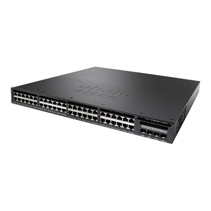 Cisco WS-C3650-48FD-E 48x PoE+ L3 Switch, 2x10G SFP+ + 2x1G SFP - Refurbished 1 Year Warranty