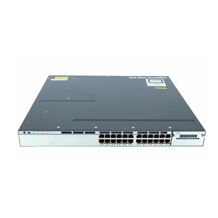 Cisco WS-C3750X-24T-L 24-Port Gigabit Stackable LAN Base Switch - Refurbished 1 Year Warranty