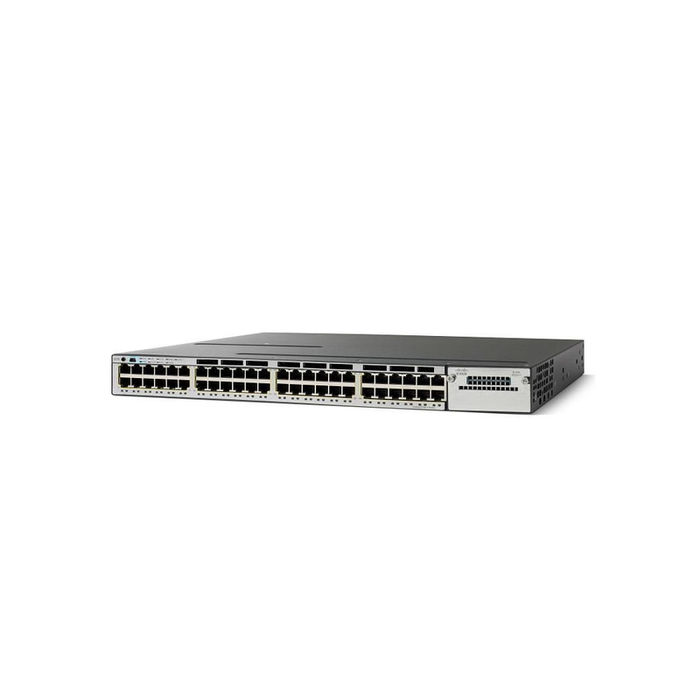 Cisco WS-C3750X-48T-S 48-Port Gigabit Stackable L3 Switch - Refurbished 1 Year Warranty