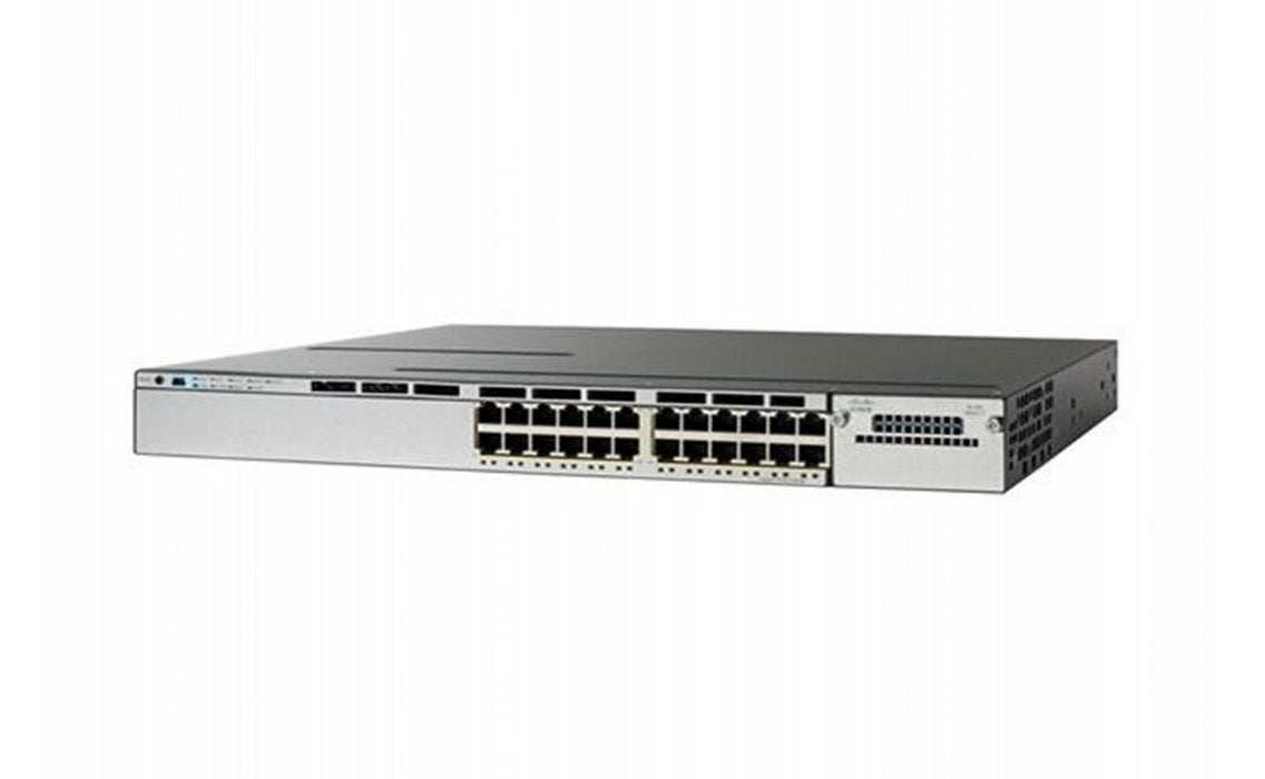 Cisco WS-C3850-24P-L 24-Port PoE+ Gigabit Ethernet Switch Refurbished 1 Year Warranty
