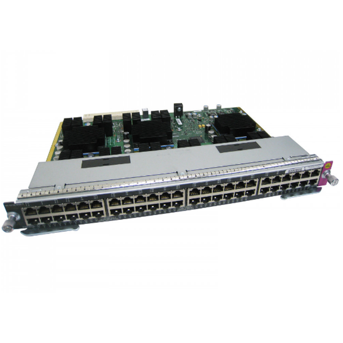 Cisco WS-X4748-RJ45-E 48-Port 10/100/1000 RJ-45 Line Card for Catalyst 4500E - Refurbished 1 Year Warranty