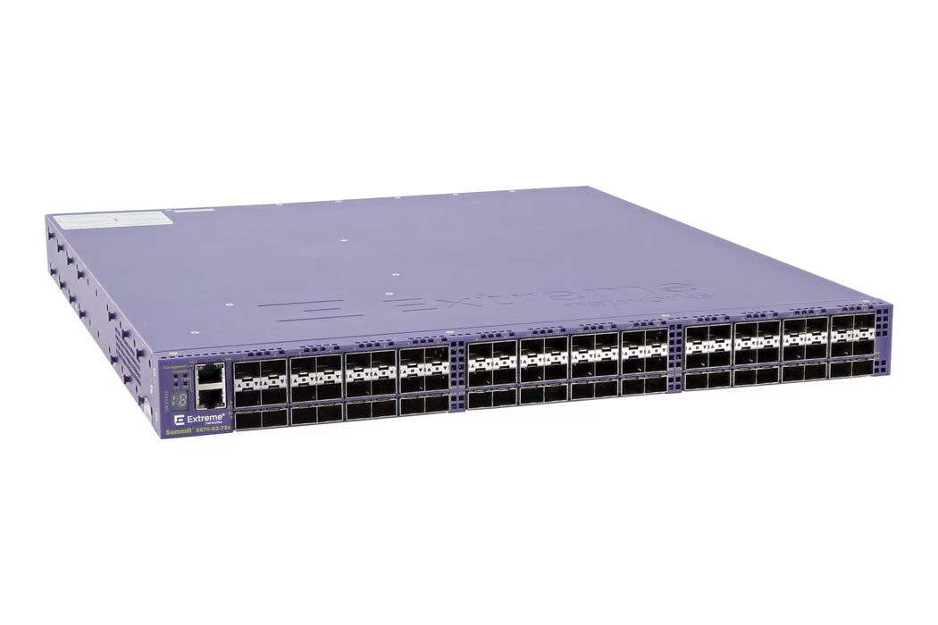Extreme X670-G2-72X (17300) 72×10G SFP+ Advanced Edge – Refurbished 1 Year Warranty