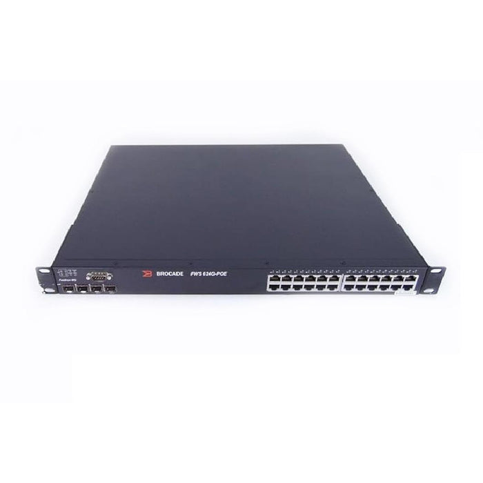Brocade FWS624 24-Port FastIron Edge Switch for Entry-Level Layer – High-Performance, Refurbished, 1 Year Warranty
