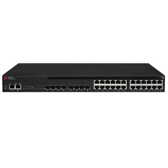 Brocade ICX6610-24F-E 24-Port SFP-Based Enterprise Switch with Fiber Uplinks – High-Performance, Refurbished, 1 Year Warranty