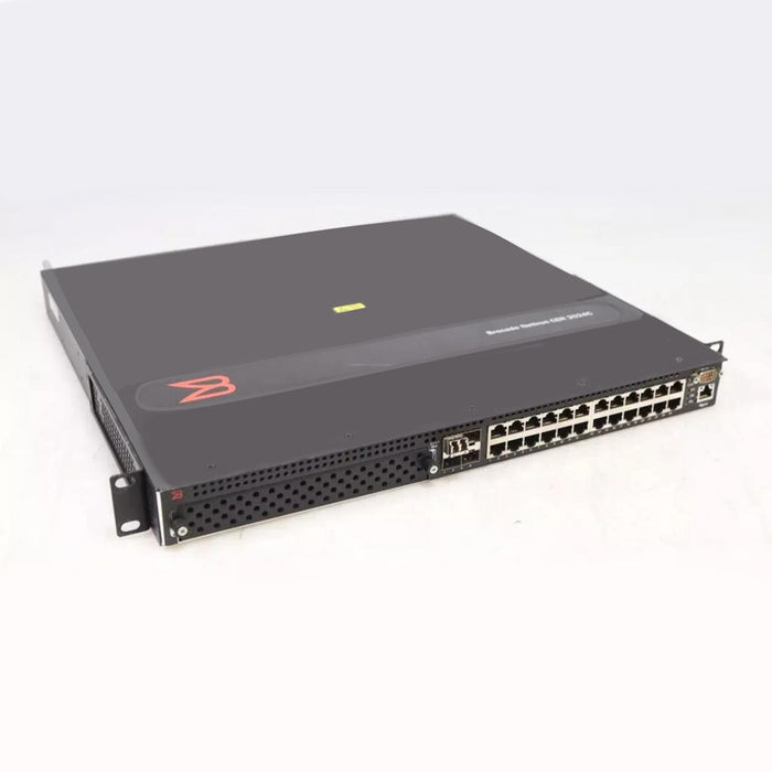 Brocade NI-CER-2024C-ADVPREM-AC 24-Port Layer 3 Switch for Enterprise Refurbished 1 Year Warranty